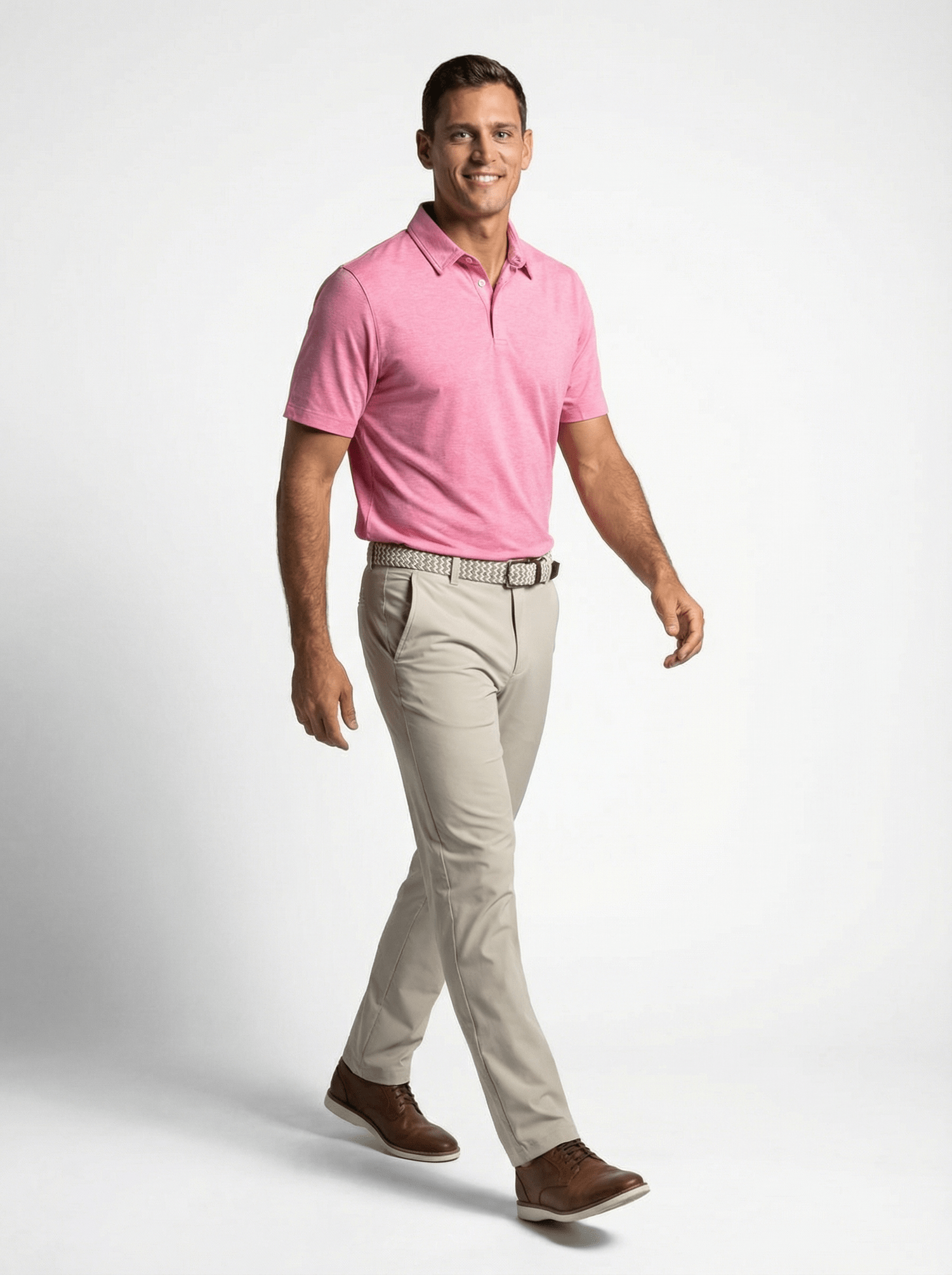 Men's 3 Button Pique Polo - Image 20