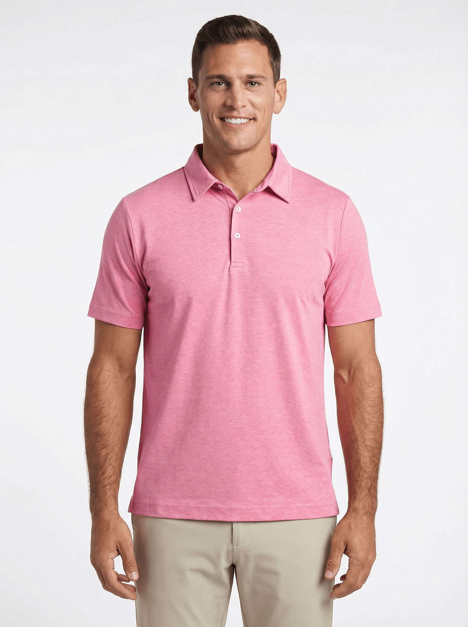Men's 3 Button Pique Polo - Image 18
