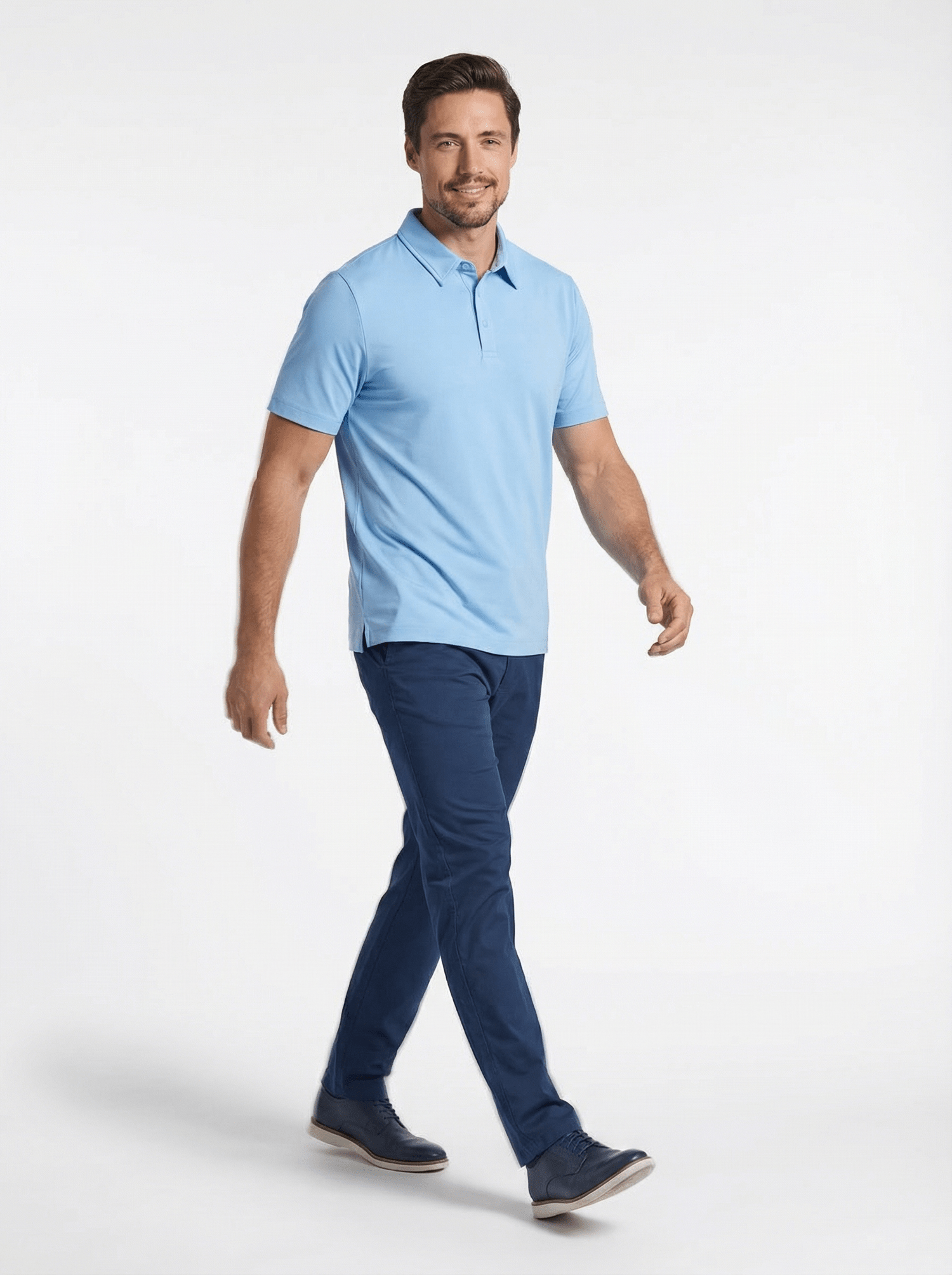 Men's 3 Button Pique Polo - Image 6