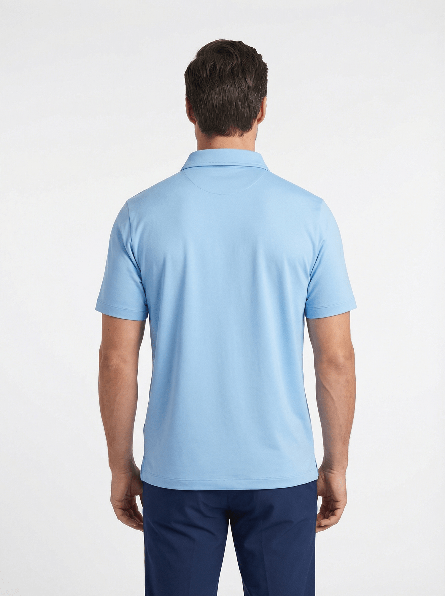 Men's 3 Button Pique Polo - Image 3