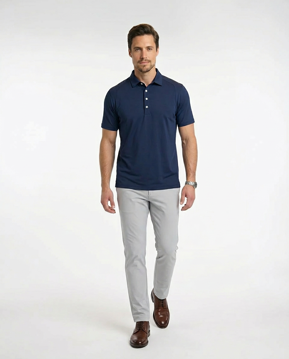 Men's SwingFree? Performance Polo - Navy - Image 4