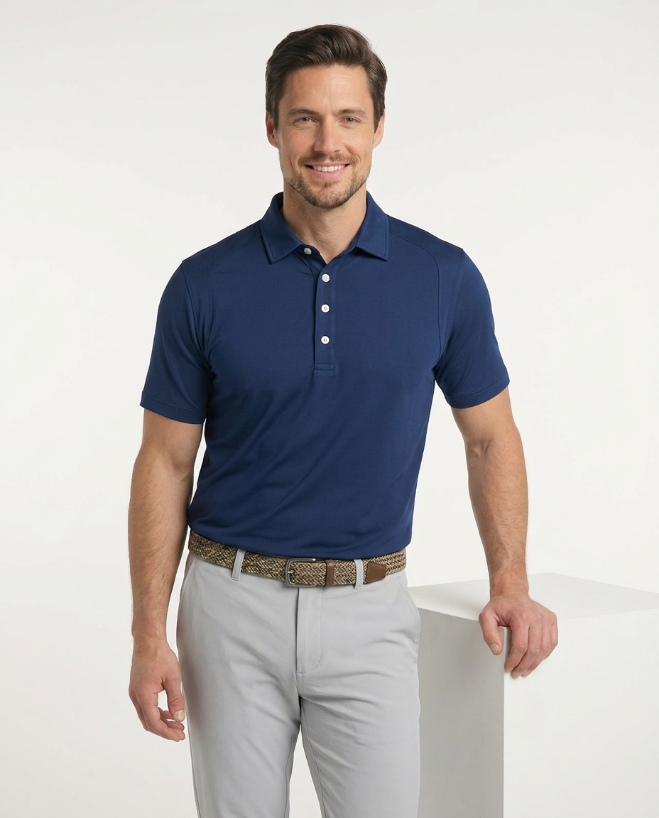 Men's SwingFree? Performance Polo - Navy - Image 3