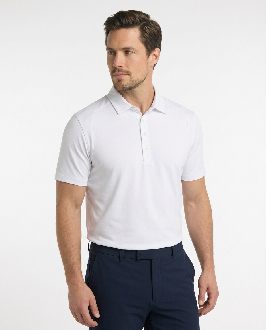 Men's SwingFree? Performance Polo - White - Image 4
