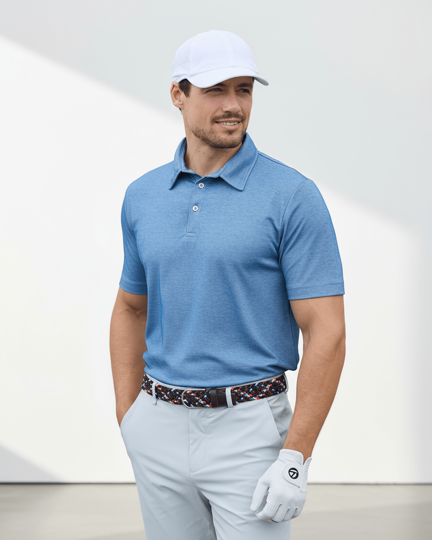 Men's 3 Button Pique Polo - Image 29
