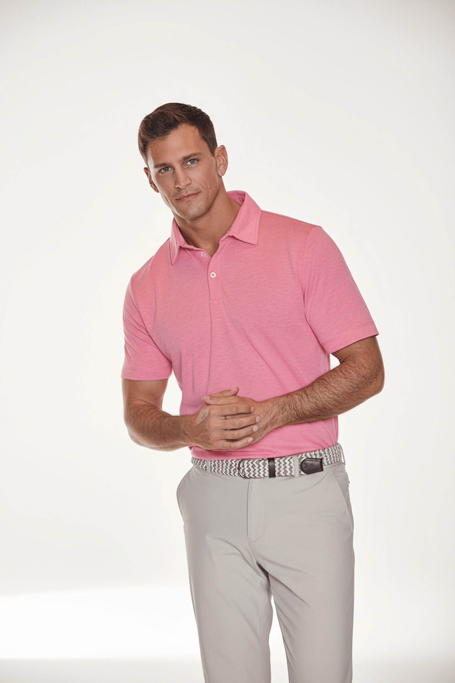 Men's 3 Button Pique Polo - Image 14