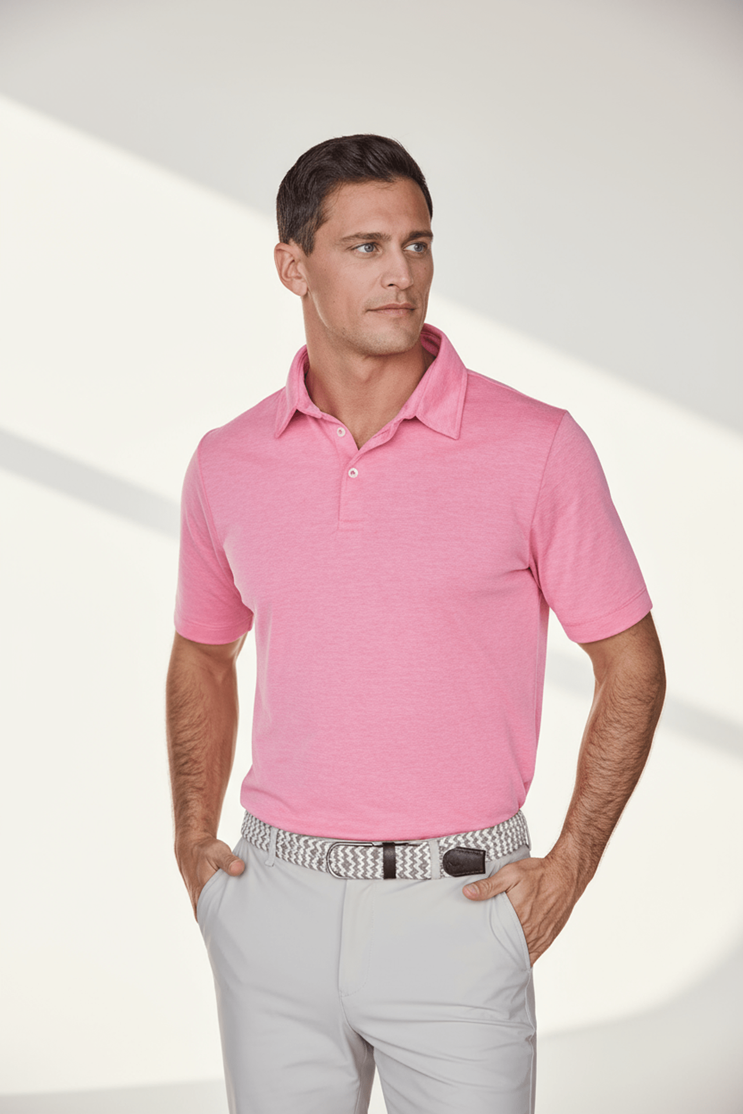 Men's 3 Button Pique Polo - Image 16