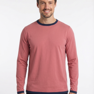 Men's Peruvian Cotton Reversible Sweatshirt - Red / Navy