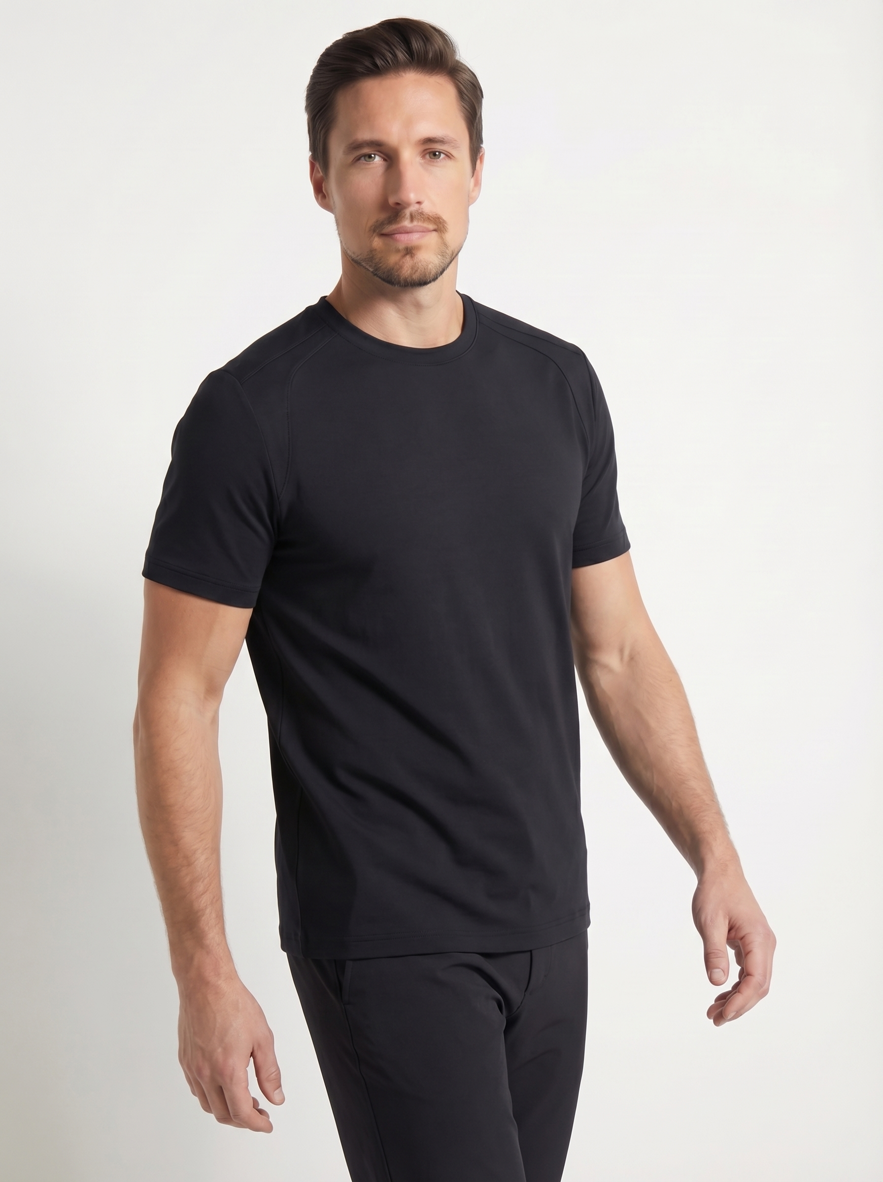 Men's SwingFree? Performance Crew Tee - Black - Image 4