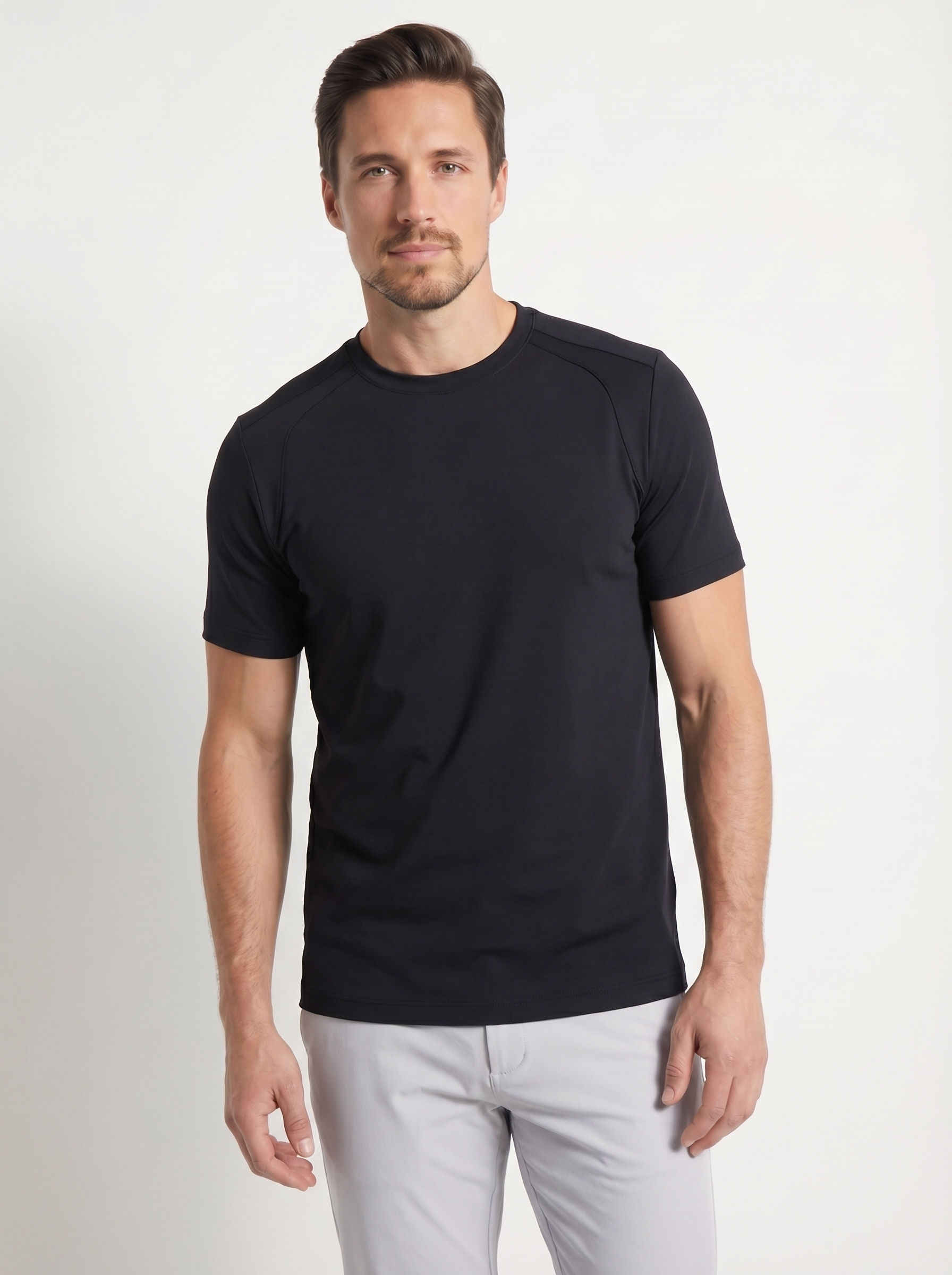 Men's SwingFree? Performance Crew Tee - Black - Image 5